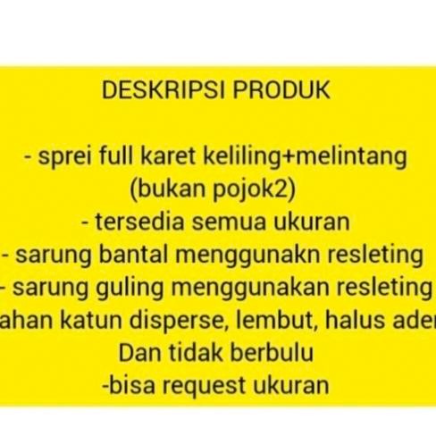ASLI SPREI 200X90X15 SPREI KARET KELILING+MELINTANG/SPREI PONDOK READY STOCK