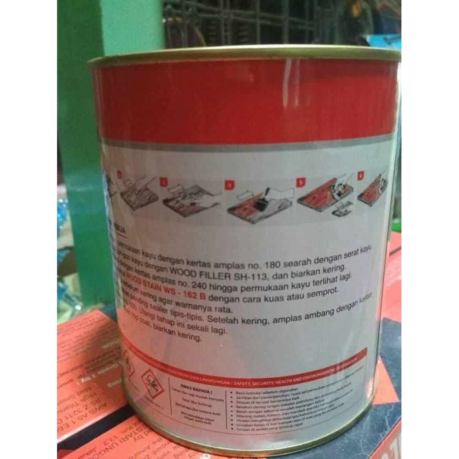 IMPRA WOOD STAIN COCOA BROWN/CAT KAYU/ 1 L