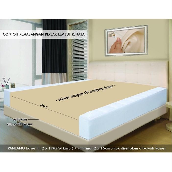 

KAIN PERLAK LEMBUT RENATA ASLI PANJANG 2 METER ANTI BOCOR DAN ANTI PANAS