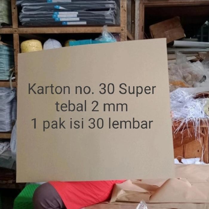 

Karton Yellow Hard Board no. 30 Super