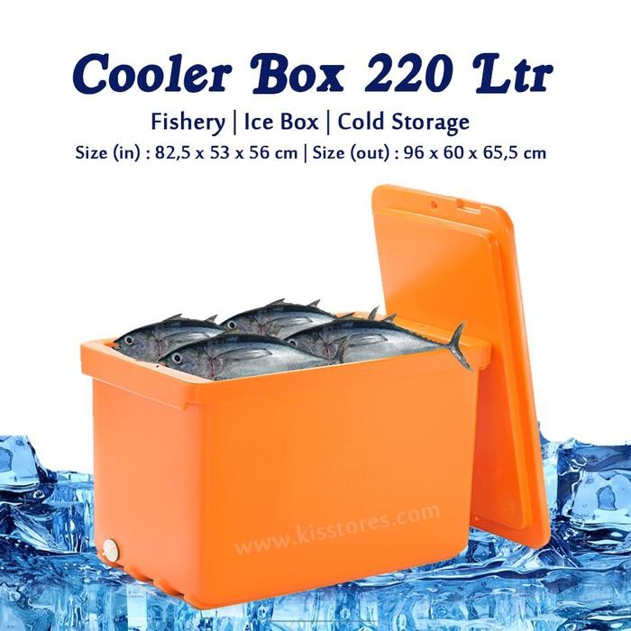Cooler Box Ikan Kapasitas 220 Liter Cooler Box 220 Liter Coolbox besar Kode 1271