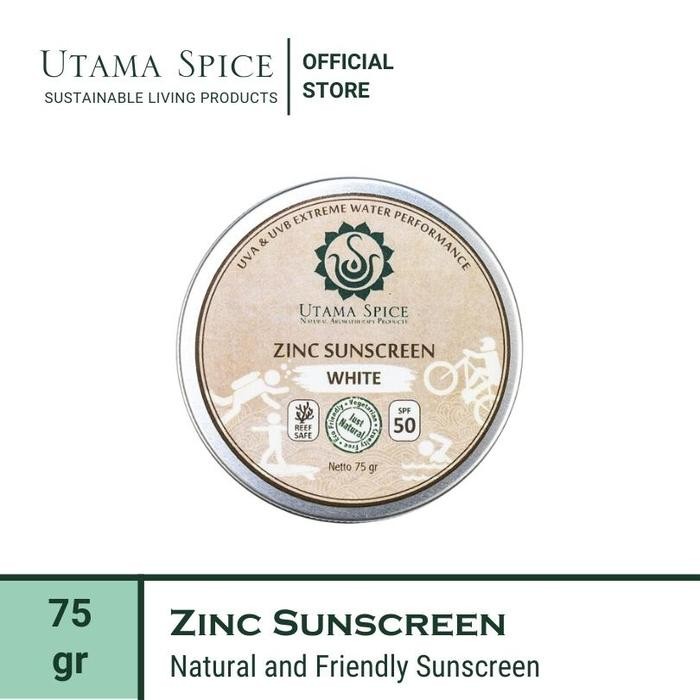 NEW UTAMA SPICE ZINC SUNSCREEN SPF50 75ML