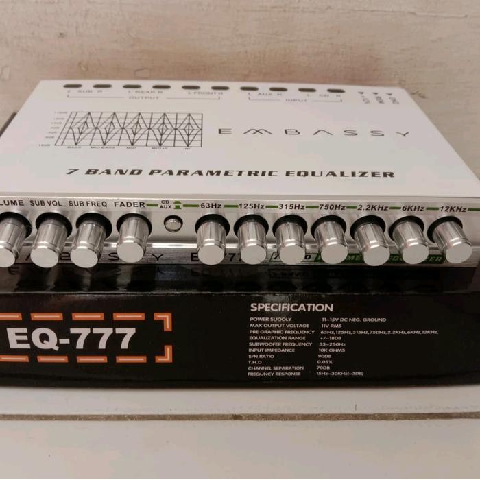 Parametrik Embassy EQ-777 - 7 Band Parametrik Embassy