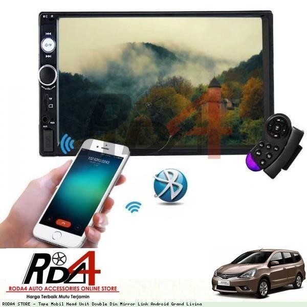 Tape Mobil Head Unit Double Din Mirror Link Android Grand Livina