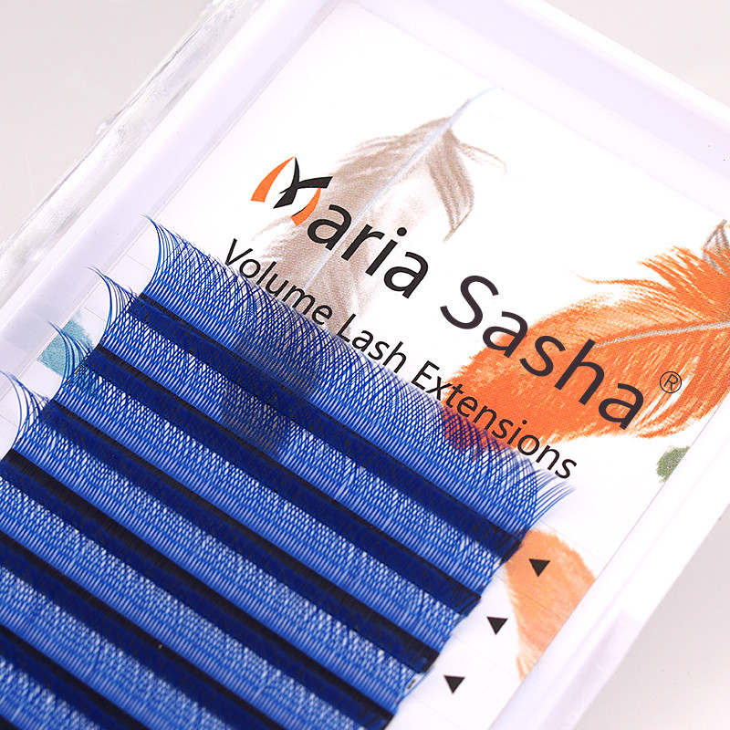 MARIA Blue Y Shaped Lash YY Type Eyelash Purple Lashes Extension Pink Wholesale Makeup Soft Black Ci