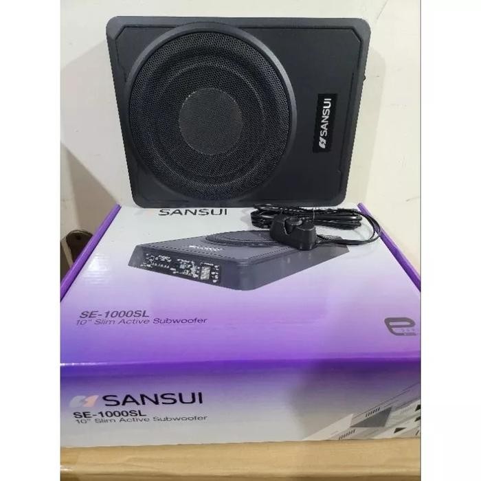 Subwoofer Kolong Aktif Sansui SE-1000SL / Sub Kolong Mobil