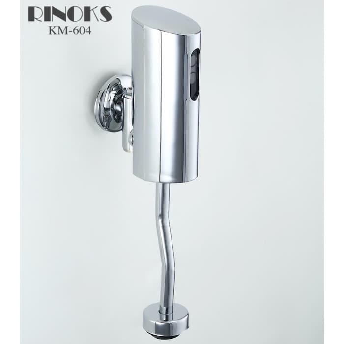 RINOKS Urinoir urinal sensor flush otomatis bilas KM-604 DC