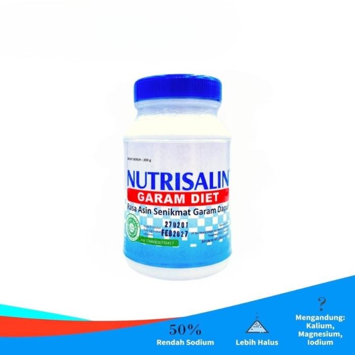 

SPECIAL Nutrisalin Garam Diet Sehat 200 gr Kode 941