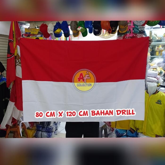

Terlaris Bendera Merah Putih Bahan Drill 80 cm x 120 cm PREMIUM SALE