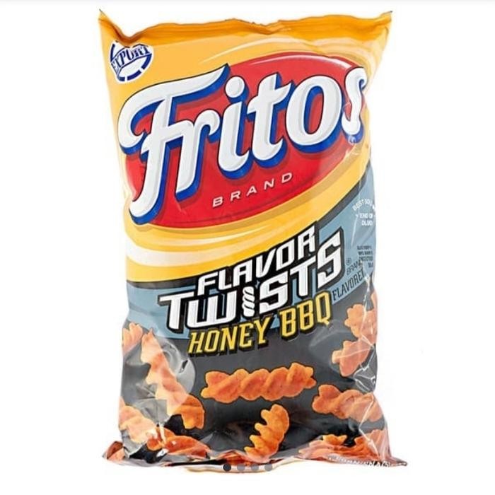 

BERMUTU fritos twist honey BBQ barbeque 284gr Snack pasta chips Kode 1312
