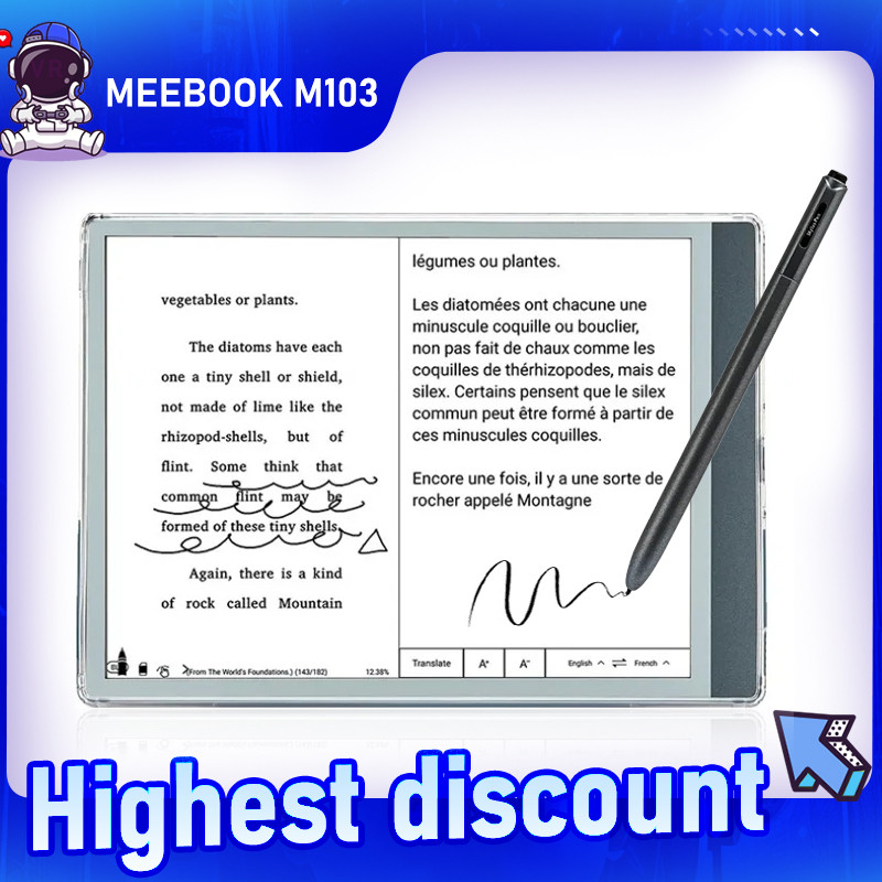 2024 Original MEEBOOK M103 Ebook Reader android 11 10.3 Inche Reader Support Google Play TF Card and