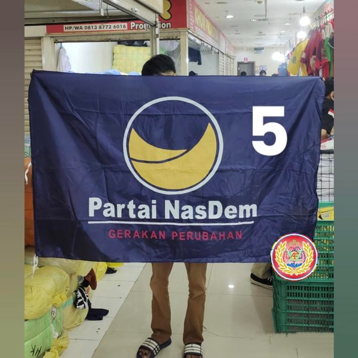 

Terlaris Bendera Partai Nasdem 100 cm x 150 cm Murah Meriah SALE