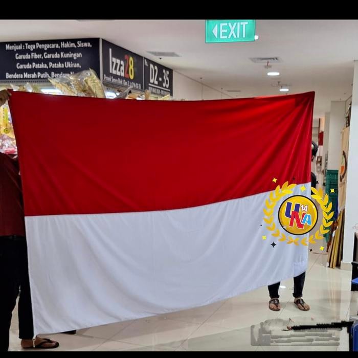 

Terlaris bendera mp. bahan katun sanwos uk. 180x270 pakai cantelan SALE