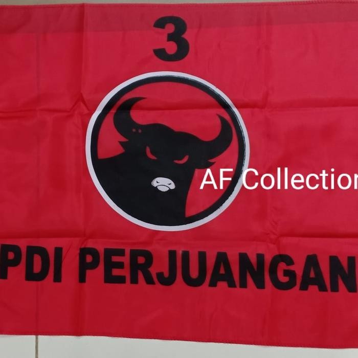 

Terlaris Bendera partai PDI Perjuangan 150 cm x 225 cm SALE
