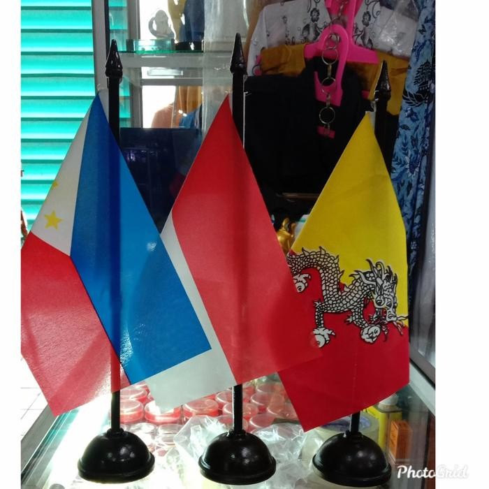 

Terlaris tiang kayu meja+bendera negara SALE