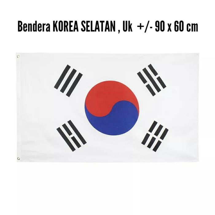 

Terlaris bendera negara korea selatan ukuran 90 x 60 cm SALE