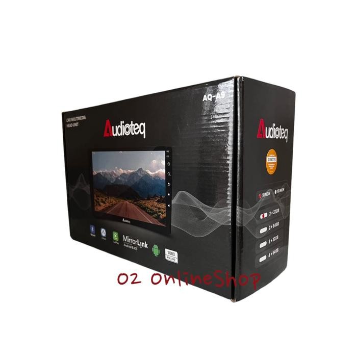 Promo Head Unit Android 9" Inch Audioteq Aq-A9 Ram 2/32Gb Carplay Android Auto / Headunit Tape Mobil