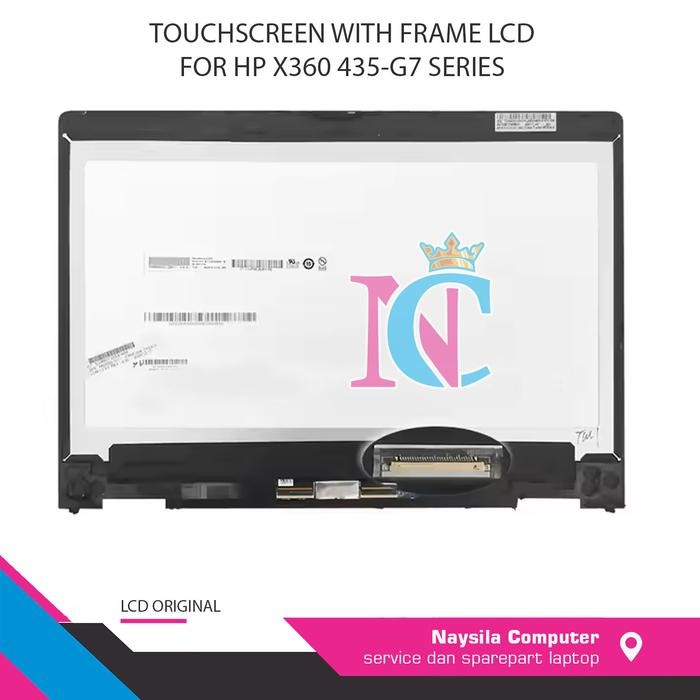 Lcd Laptop Hp Probook X360 435 G7 - 13.3 Touchscreen With Frame