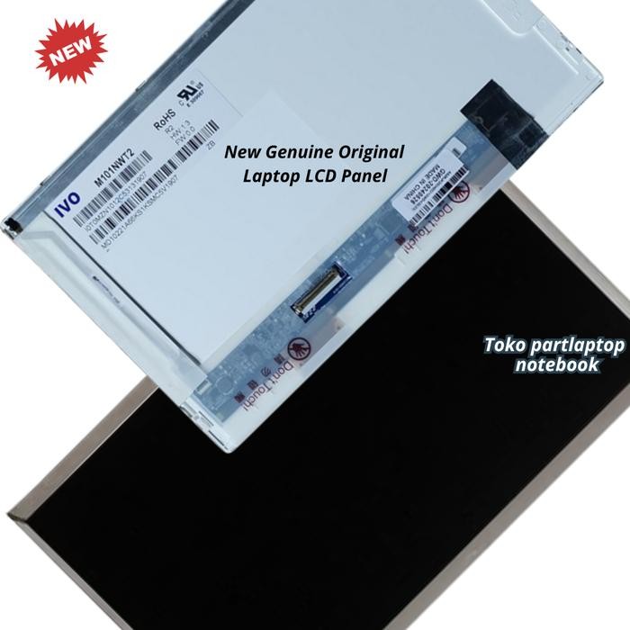 Layar Lcd Hp Mini Acer Aspire One Toshiba Samsung N100 Zyrex Sky Lm1211 Original New Monitor Panel