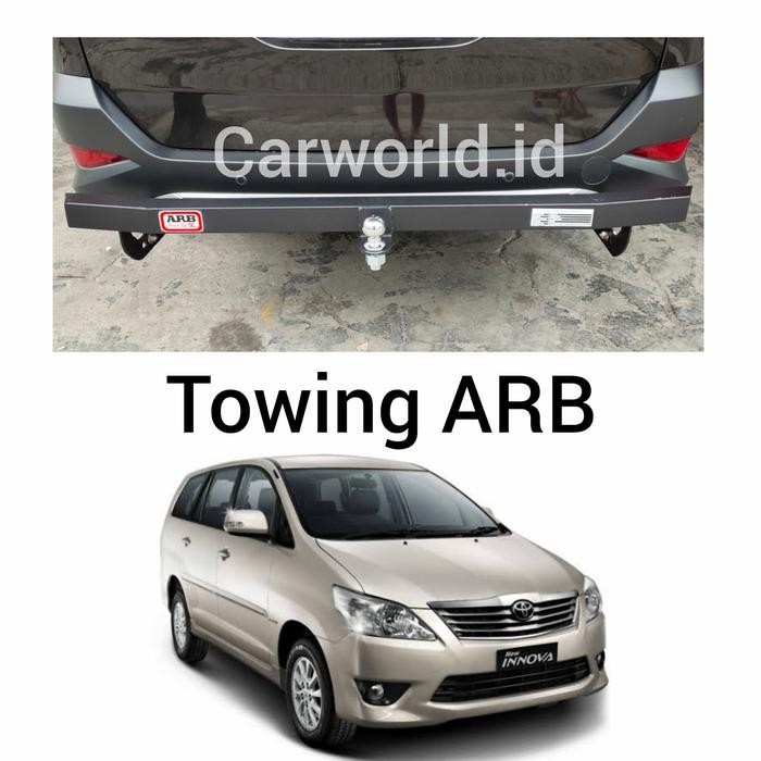 Towing Bar Palang Bumper Besi Belakang ARB Innova 2004-2015