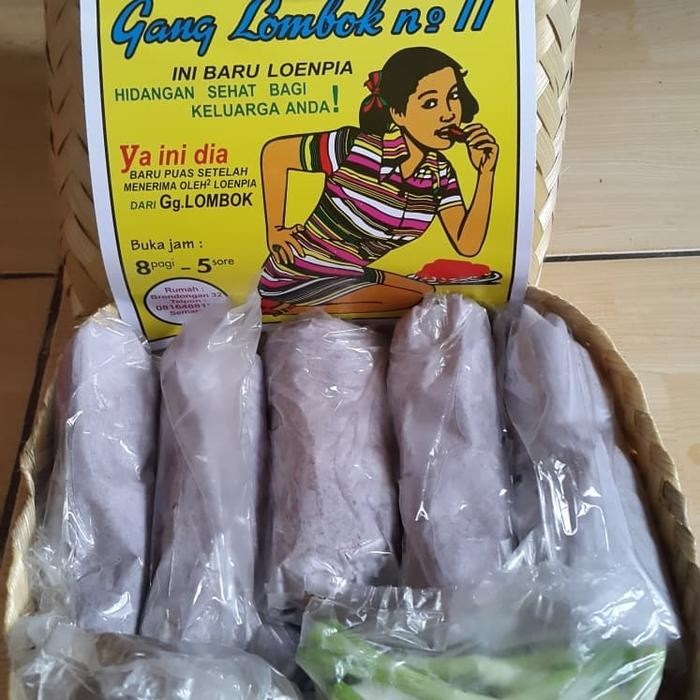 

TERLARIS LUMPIA LUNPIA GANG LOMBOK SEMARANG MAKANAN KHAS SEMARANG ISI 10 BIJI READY STOCK