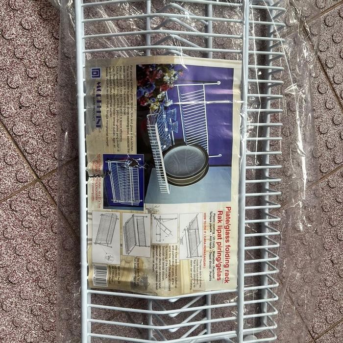 Rak Piring Gelas Gantung Dinding / Rak Piring Lipat / Rak Piring Wastafel / Rak Gantung Rak Piring