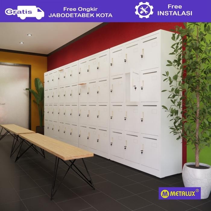 

NEW! METALUX KAMA XII - LOKER BESI 12 PINTU METAL LOCKER MAIL BOX