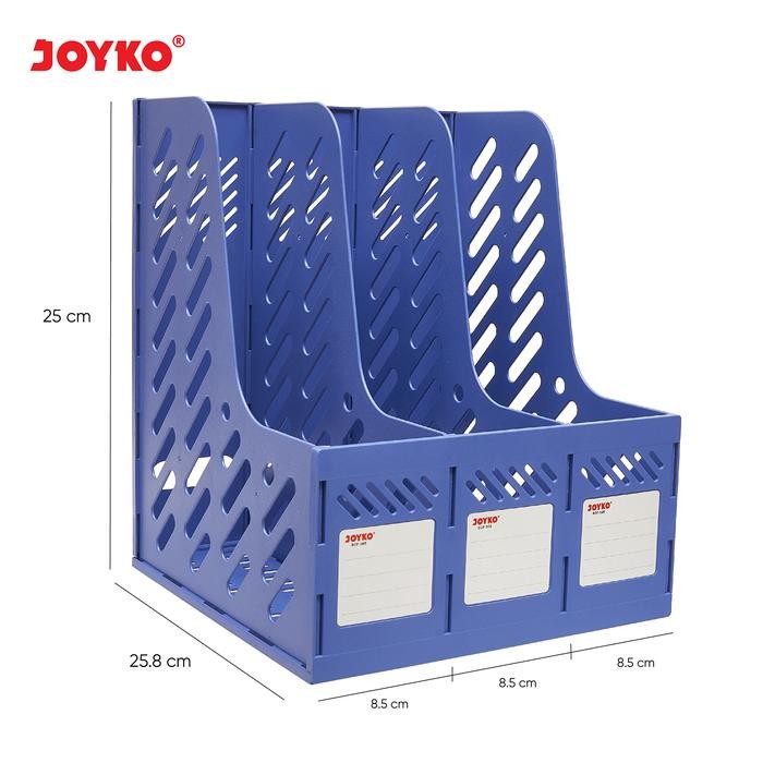 

NEW! BOX FILE KERANJANG PLASTIK RAKIT 3 SUSUN JOYKO BOF-3BE BLUE