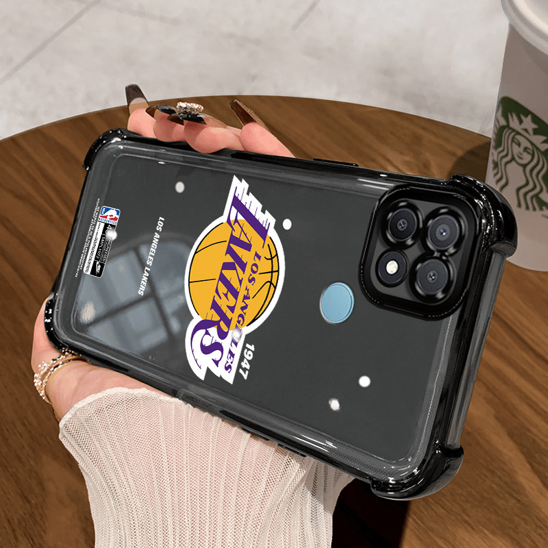 Casing Hp untuk OPPO A15 A15s A35 4G Case Kasing bola basket Glitter Perlindungan airbag Kesing Sili