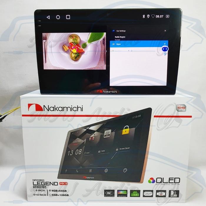 Terbaru Head Unit Android Nakamichi 10 Inch Oem All New Crv 2012-2016 + Canbus Original