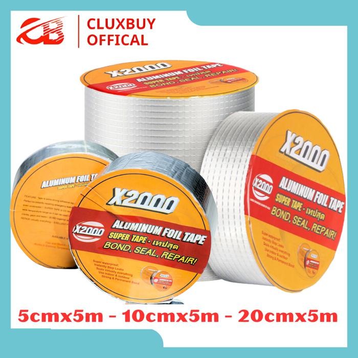 

[5cmx5m] Super tape X2000 anti bocor air, Lakban X2000 super kuat