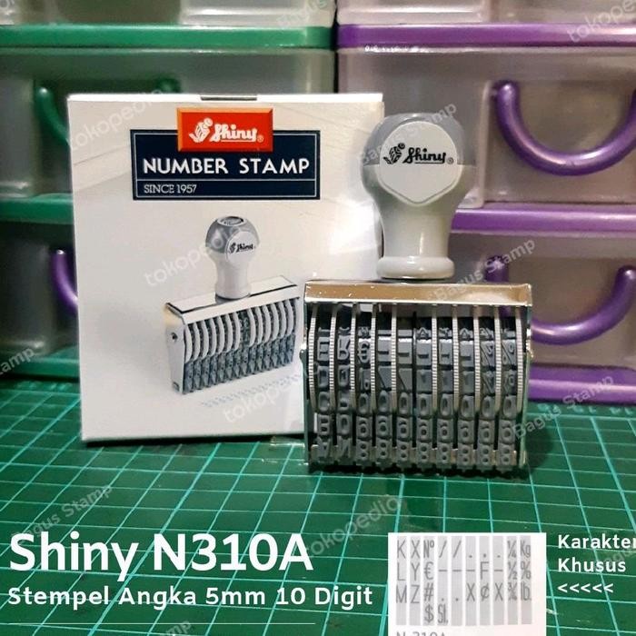 

Stempel Manual Huruf Angka 10 Digit 5mm 5 mm Shiny N310A N 310A / N-310A