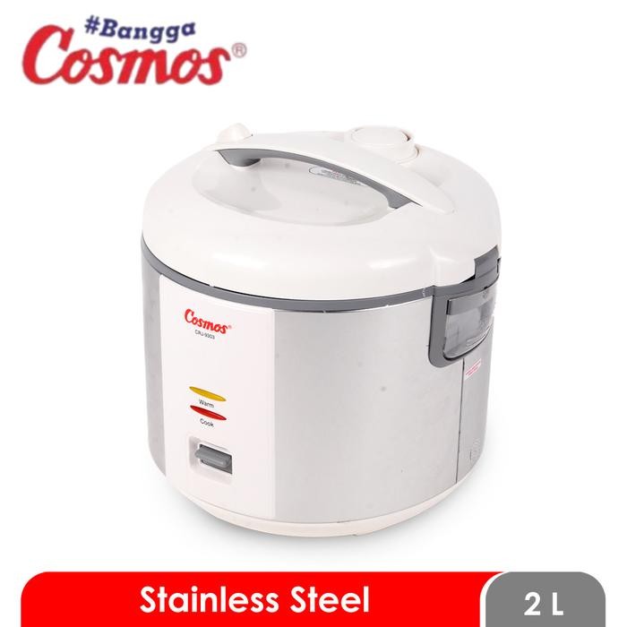 Rice Cooker Cosmos Stainless Steel Rice Cooker 2 L Crj-9303 Gratisongkir