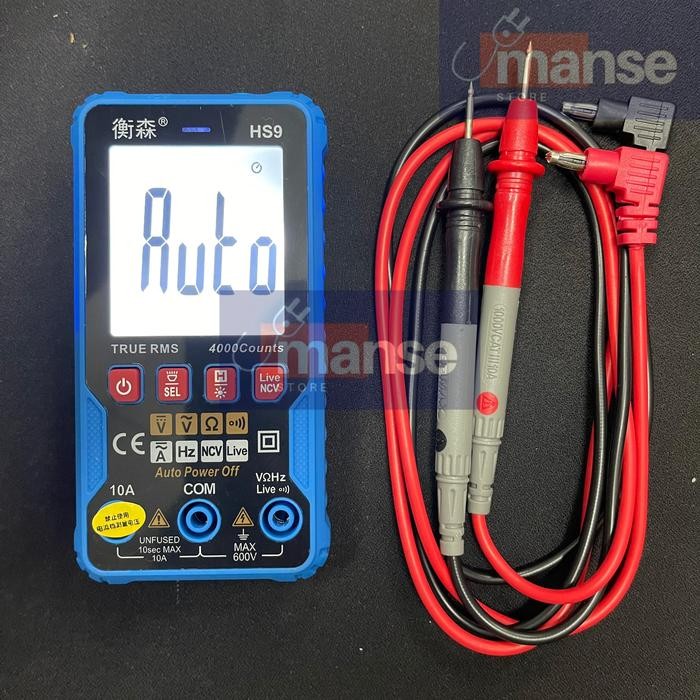 Terbaik Digital Multimeter Auto Smart Function Hs-9 / Tester Digital Multitester Hs9