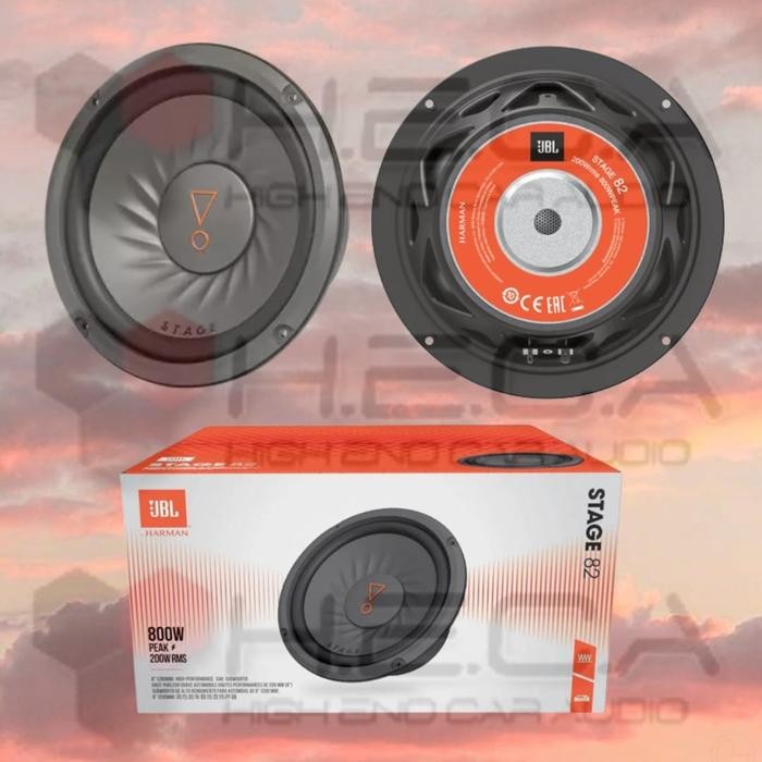New Jbl Stage 82 Subwoofer Pasif 8" Single Coil Bass Sub 8 Inch Audio Best Quality
