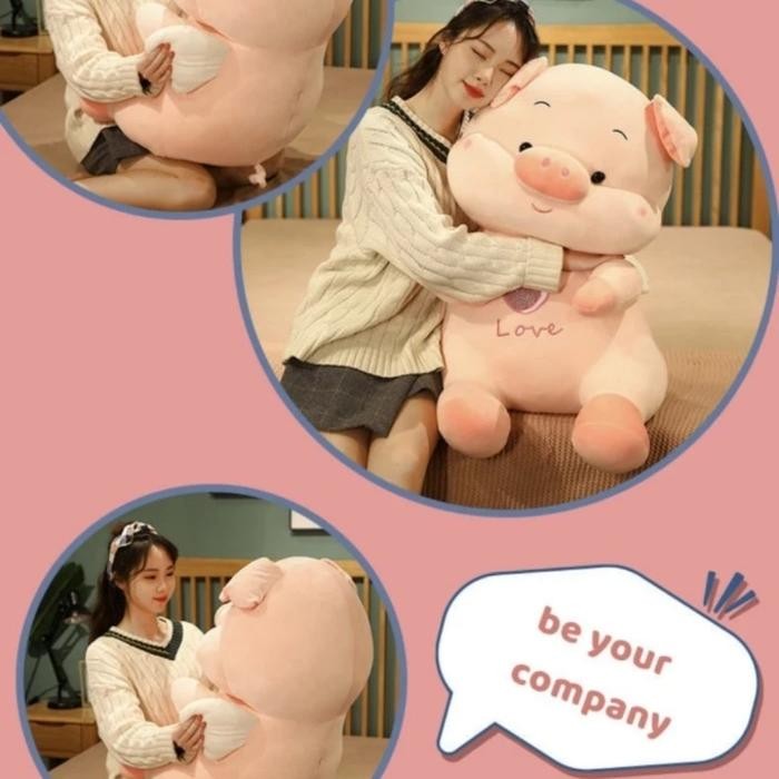 

Kado Hadiah Pacar Boneka Pig Angel Babi Impor - Birthday / Valentine