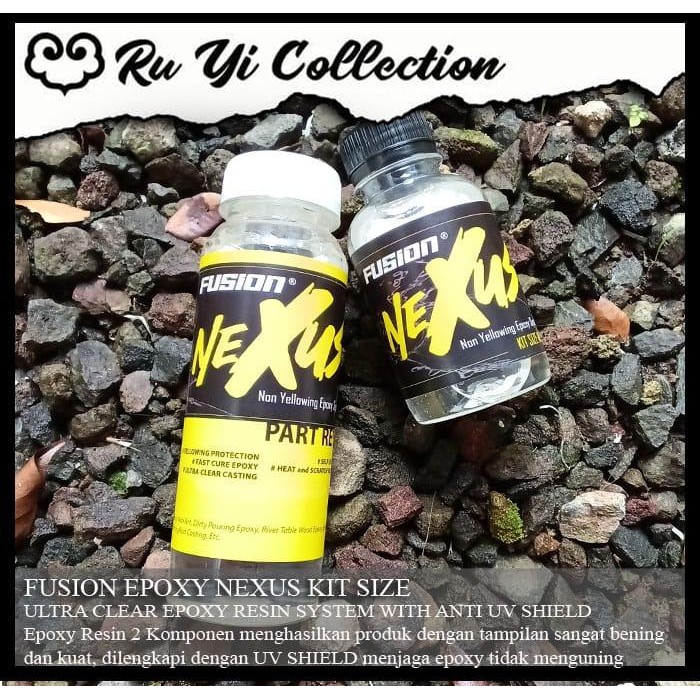 Fusion Epoxy Nexus 375Gr / Resin Epoxy Anti Uv Non Yellowing