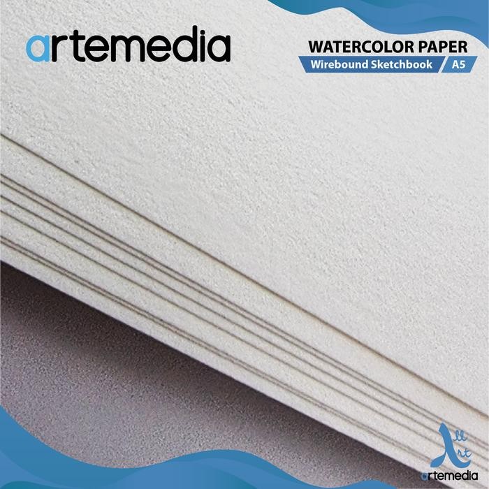 

Kertas Cat Air Artemedia Watercolor Book A3 Wire Bound Sketchbook Gratisongkir