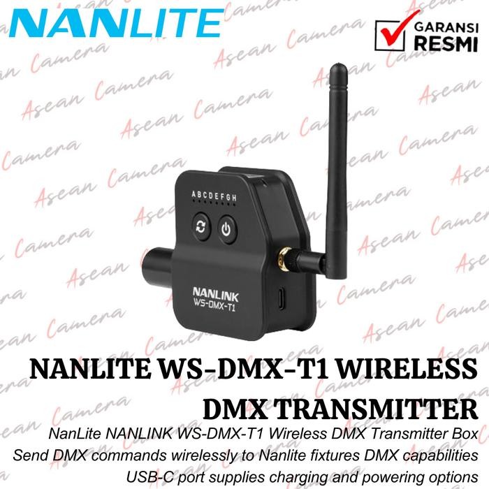 NanLite NANLINK WS-DMX-T1 Wireless DMX Transmitter Box WS DMX T1