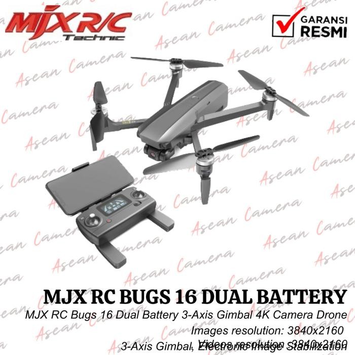 DRONE MJX RC BUGS 16 DUAL BATTERY