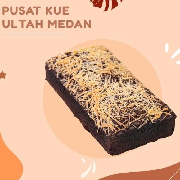 

Brownies Topping Almond / Coklat Kacang/Ovomaltine / ChocoChip / Keju