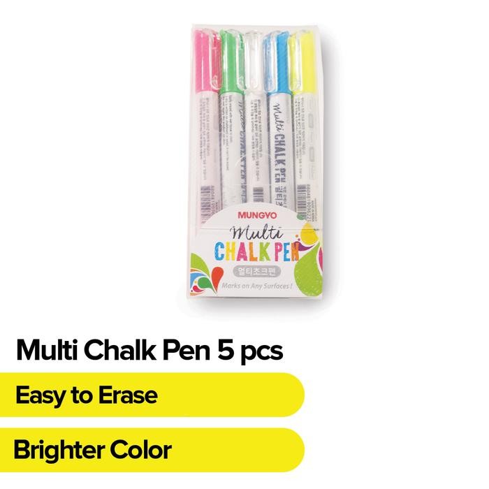 

Mungyo - Multi Chalk Pen 5 Pcs