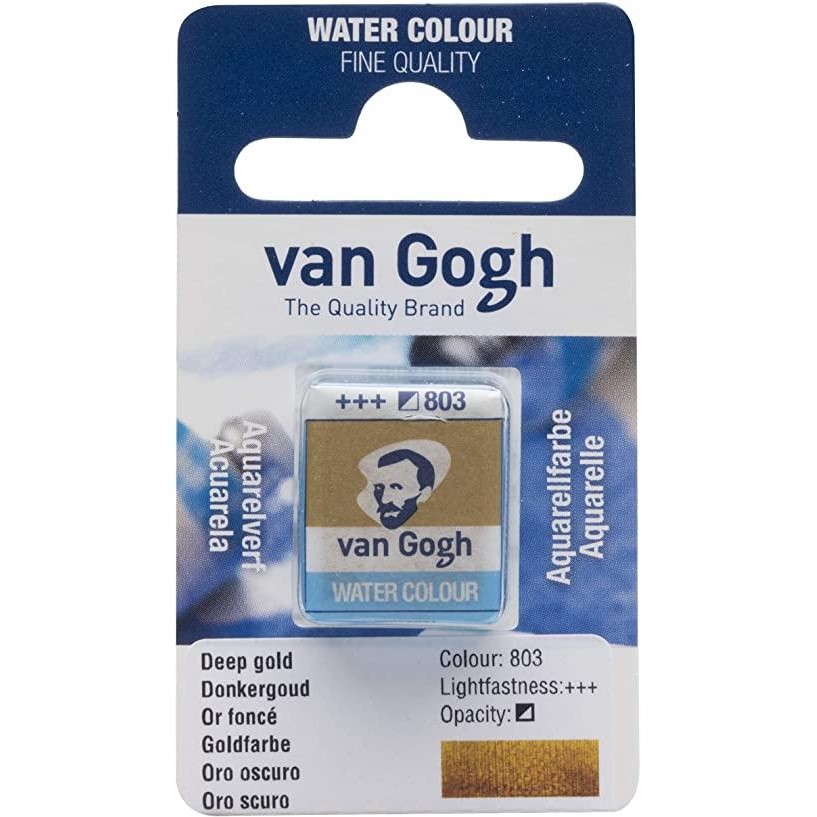 

van gogh watercolor half pan series metallic color