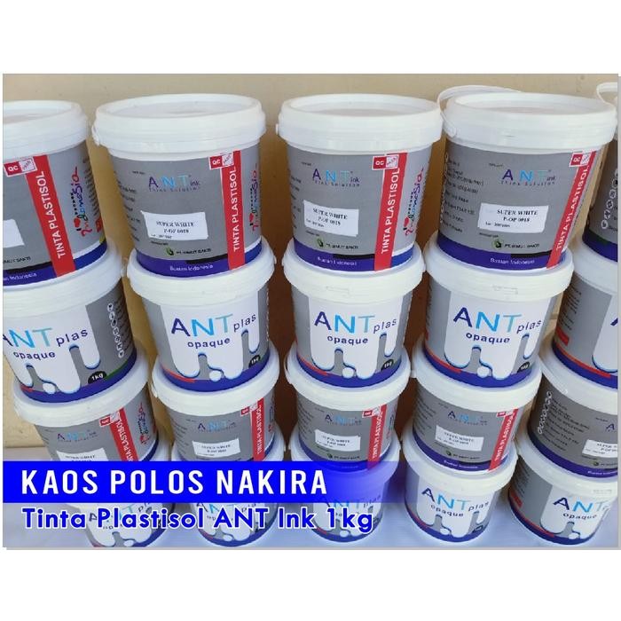 Tinta Plastisol ANT Ink / Cat Sablon Plastisol White 1 kg