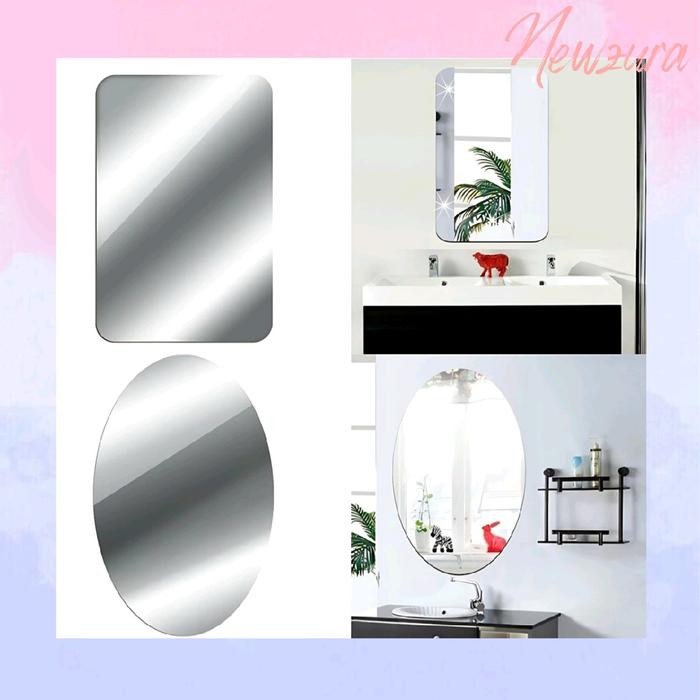 cermin tempel asthetic BERGARANSI 100% cermin anti pecah cermin dekorasi