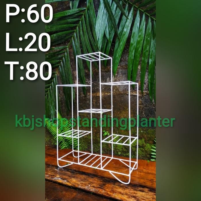 standing planter/standing pot d:20/rak dudukan tanaman/kbj shop 888165