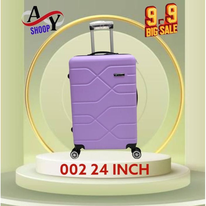 Koper 24 Inch Koper Polo Geneva koper Jumbo Koper Original 002 4 Roda 360 Rotasi Anti Pecah Ringan