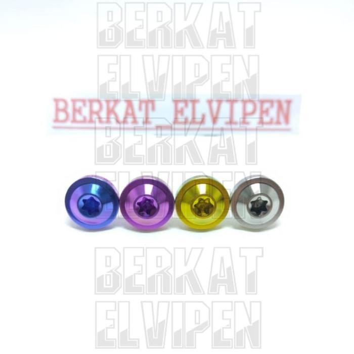 [Expert] Baut Titanium Cover Air Duct Keongan Beat Scoopy Spacy Vario 125/150