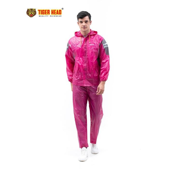 [Expert] Jas Hujan Karet TIGER HEAD STRETCH AXELO 68279 Elastis Jaket Celana