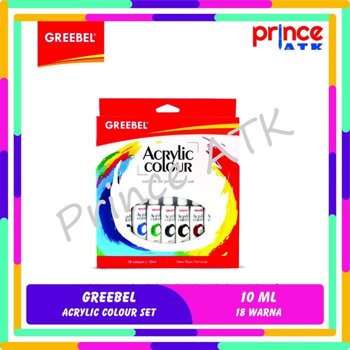 

GREEBEL ACRYLIC COLOUR / CAT AKRILIK 10 ML 18 WARNA